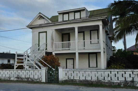 Arquitetura britânica em Corozal, no norte de Belize